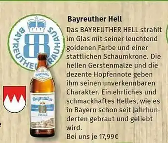 Markgrafen Bayreuther Hell Angebot