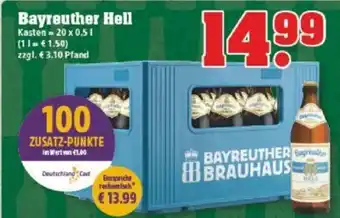 trinkgut Bayreuther Hell 20*500ml Angebot