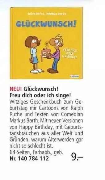 Weltbild Glückwunsch! Freu Dich Oder Ich Singe! Angebot