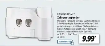 Lidl Livarno home zahnpastaspender Angebot