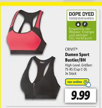 Lidl Crivit damen sport bustier/bh Angebot