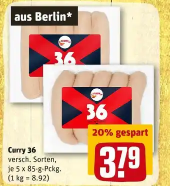 REWE Curry 36 Angebot