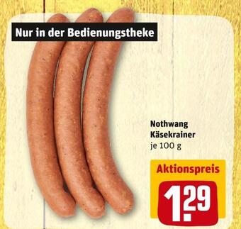 REWE Nothwang käsekrainer Angebot