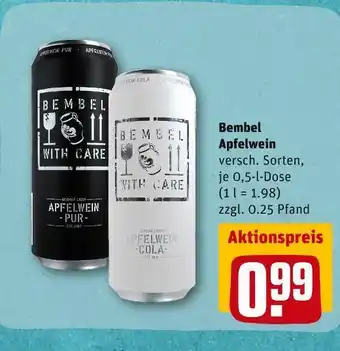 REWE Bembel apfelwein Angebot