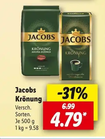 Lidl Jacobs krönung kaffee Angebot