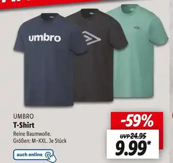 Lidl Umbro t-shirt Angebot