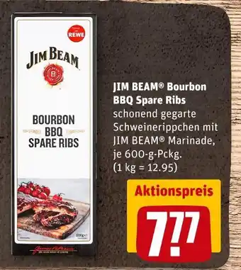 REWE Jim beam® bourbon bbq spare ribs Angebot