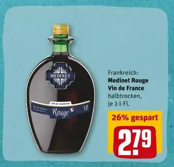 REWE Medinet rouge vin de france Angebot