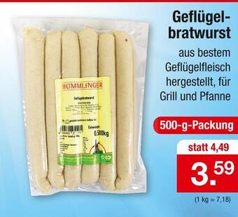 Zimmermann Geflügelbratwurst Angebot