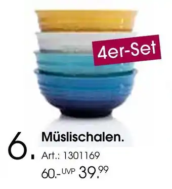 Zurbrüggen Le creuset müslischalen Angebot