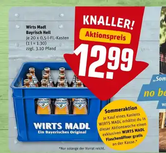 REWE Wirts madl bayrisch hell Angebot