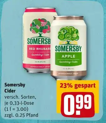 REWE Somersby cider Angebot