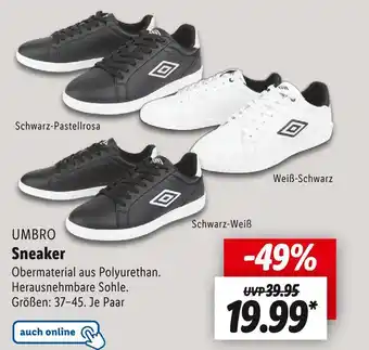 Lidl Umbro sneaker Angebot