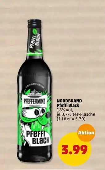 PENNY Nordbrand pfeffi black Angebot