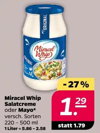 NETTO Miracel whip salatcreme oder mayo Angebot