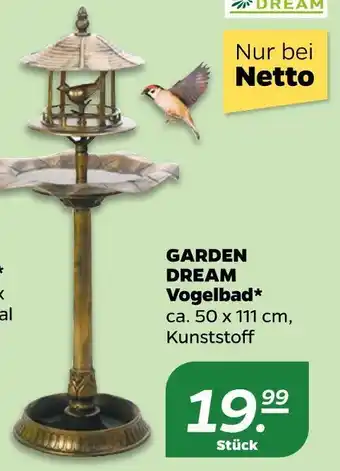 NETTO Garden dream vogelbad Angebot