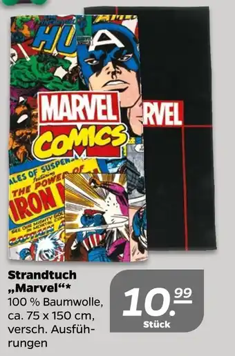 NETTO Strandtuch „marvel“* Angebot