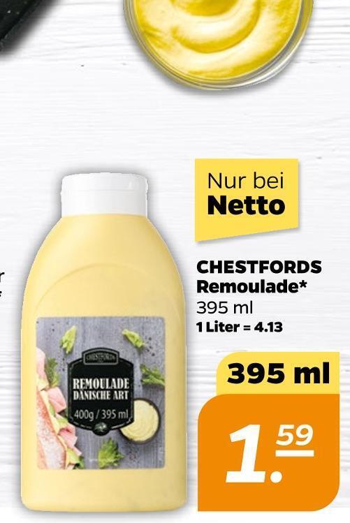 Chestfords remoulade Angebot bei NETTO