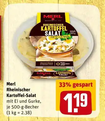 REWE Merl rheinischer kartoffel-salat Angebot