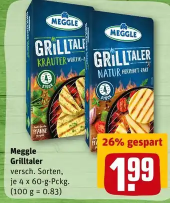 REWE Meggle grilltaler Angebot