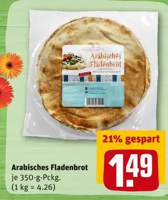 REWE Arabisches fladenbrot Angebot