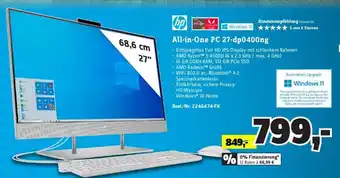 Conrad hp All in One PC 27-dp0400ng Angebot