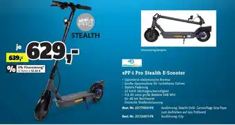 Conrad ePF-1 Pro Stealth E-Scooter Angebot