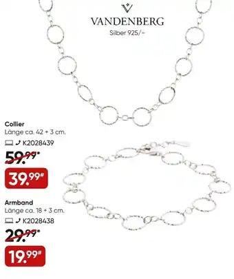 Galeria Vandenberg Collier oder Armband Angebot