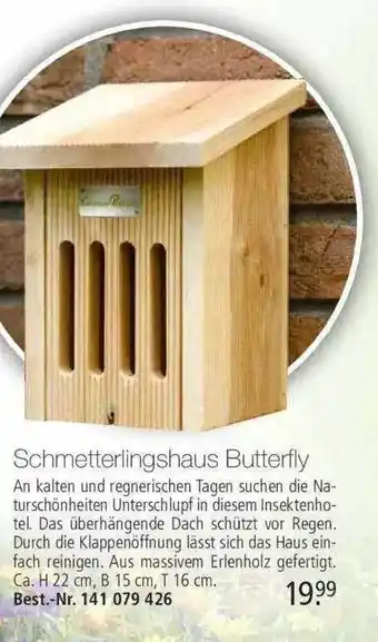 Weltbild Schmetterlingshaus Butterfly Angebot