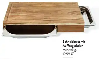 Aldi Süd Schneidebrett mit Auffangschalen Angebot