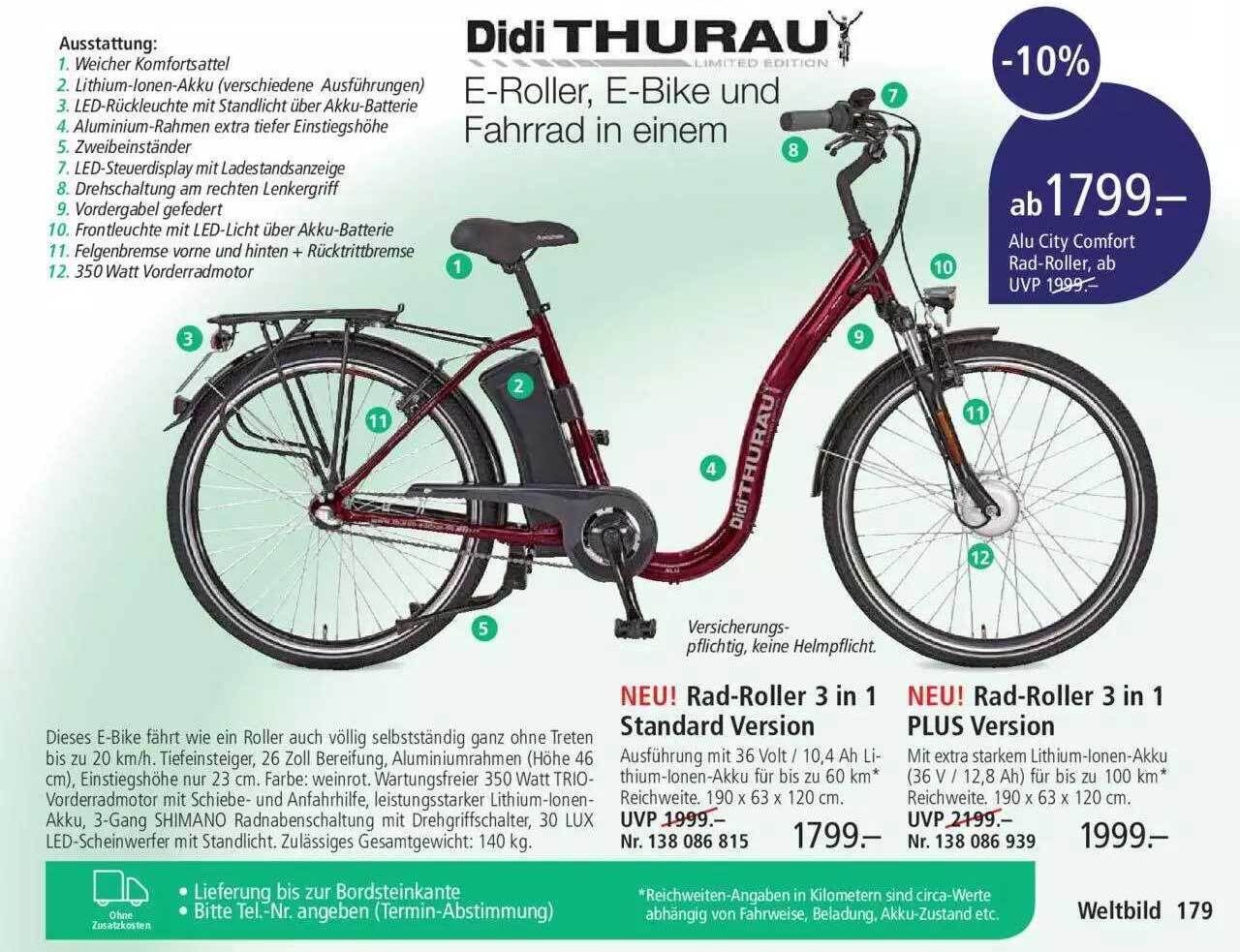 Faszinierend Didi Thurau E Bike Ebenbild