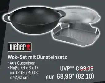 METRO Weber Wok Set mit Dünsteinsatz Angebot