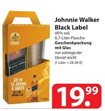 Famila Nord Ost Johnie Walker Black Label 0,7L oder Geschenkpackung mit Glas Angebot