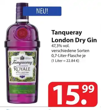 Famila Nord Ost Tanqueray London Dry Gin 0,7L Angebot