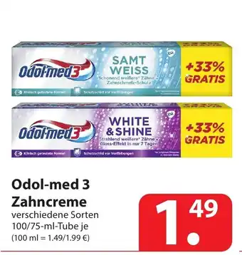 Famila Nord Ost Odol-med 3 Zahncreme 100/75ml Angebot