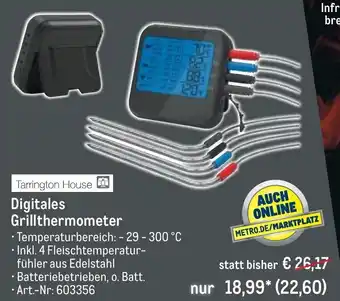 METRO Tarrington House Digitales Grillthermometer Angebot