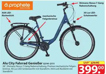 Famila Nord Ost prophete Alu City Fahrrad Genießer 52141-2111 Angebot