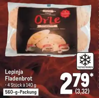 METRO Lepinja Fladenbrot 560 g Packung Angebot