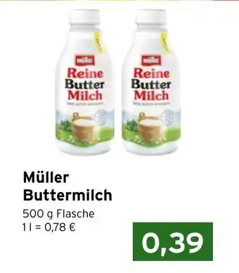 CAP Markt Müller Buttermilch 500g Angebot