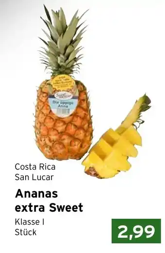 CAP Markt Costa Rica San Lucar Ananas extra Sweet Angebot