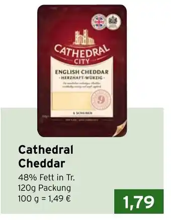 CAP Markt Cathedral Cheddar 120g Angebot