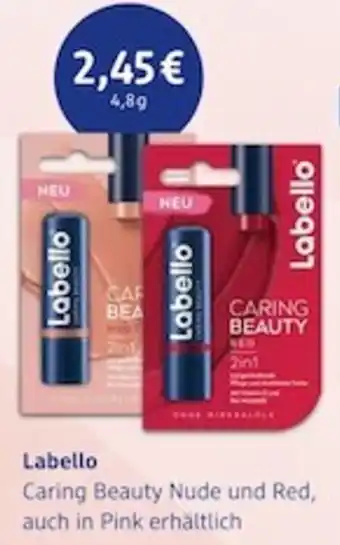 dm drogerie Labello Caring Beauty Nude und Red Angebot