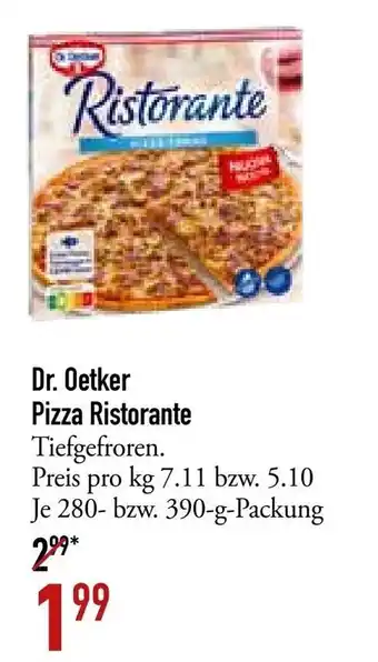 Galeria Markthalle Dr. Oetker Pizza Ristorante 390g Angebot