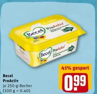 REWE PETZ Becel ProActiv 250g Becher Angebot