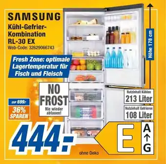 expert Octomedia Samsung Kühl Gefrierkombination RL-30 EX Angebot
