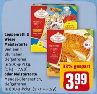 REWE PETZ Coppenrath & Wiese Meister Torte 500g oder Meistertorte 800g Angebot