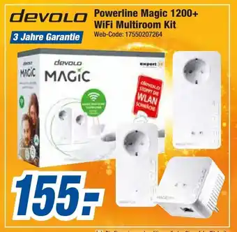 expert Octomedia Devolo Powerline Magic 1200+WiFi Multiroom Kit Angebot