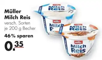 Handelshof Müller Milch Reis 200 g Becher Angebot