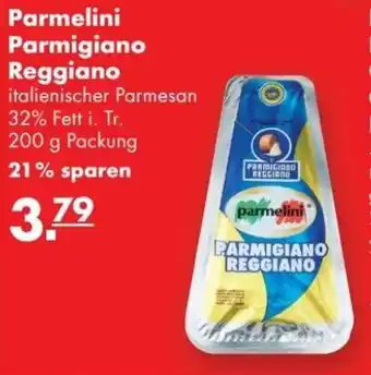 Handelshof Parmelini Parmigiano Reggiano 200 g Packung Angebot