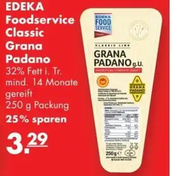 Handelshof Edeka Foodservice Classic Grana Padano 250 g Packung Angebot